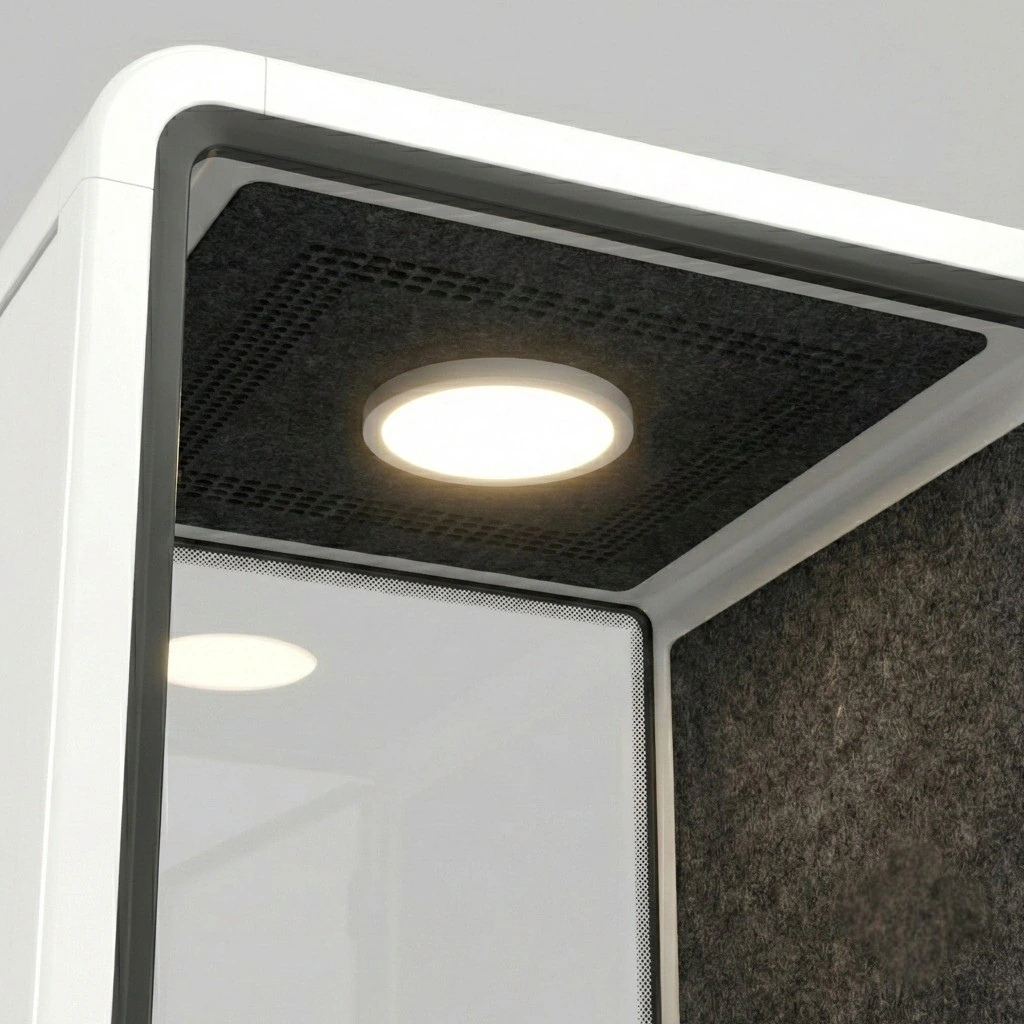 Éclairage 4000K de la cabine acoustique KBEEN FOCUS