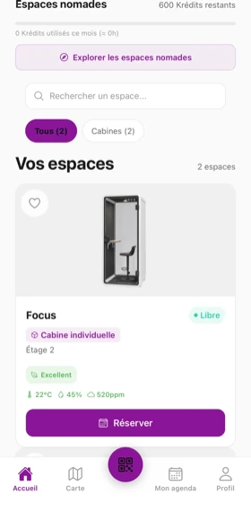 K-work : espaces en temps réel
